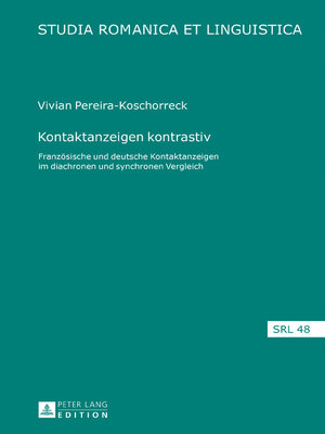 cover image of Kontaktanzeigen kontrastiv